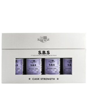 S.B.S. Guyana Cask Strength 4pack 52,125% 0,8 l