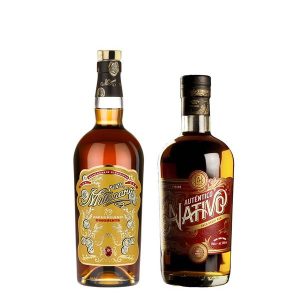 Zvýhodněný set = 1 ks Millonario 10 Aniversario Cincuenta + 1 ks Auténtico Nativo 108° Proof 52,0% 1,4 l