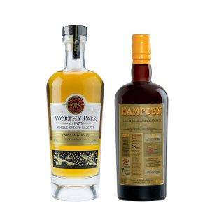 Zvýhodněný set = 1 ks Worthy Park Reserve + 1 ks Hampden 8 Y.O. 45,5% 1,4 l