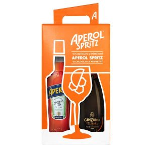 Aperol + Cinzano To-Spritz Gift Box 11,26% 1,45 l