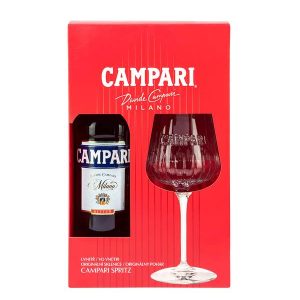 Campari Gift Box 25,0% 0,7 l