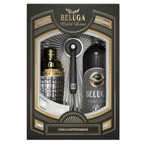 Beluga Gold Line Shaker Gift Box  40,0% 0,7 l