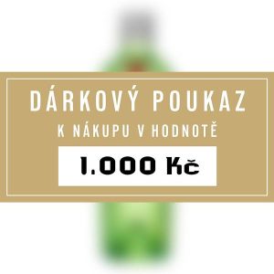 Dárkový poukaz 1000 Kč